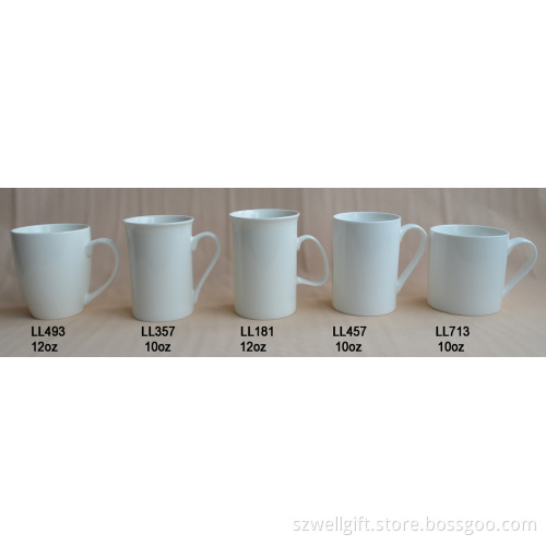 Ceramic Cup Shape Porcelain, New Bone China Mug